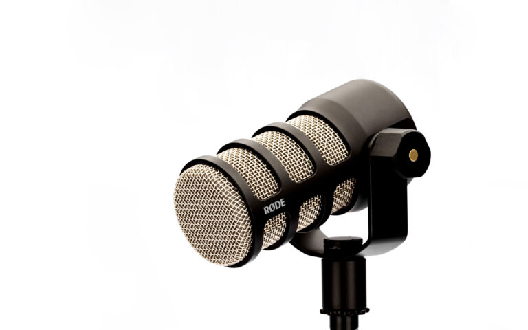 Micrófono de podcast