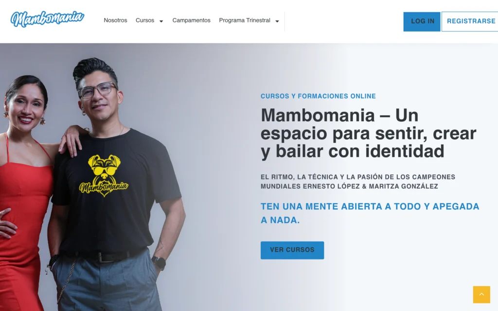 Sitio web de Mambomania